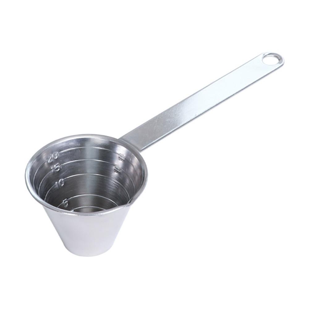 with Markings Stainless Steel Measuring Spoon Lightweight Measuring Scoop Seasoning Spoon Coffee