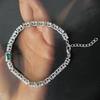 Серебряный браслет с натуральным агатом 9.408ct, вес изделия 11,99 гр (2205661)