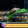Acrylic Turtle Climbing & Sunbathing Platform with Feeding Trough - Small Size Floating Island for Tanks