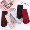 Women Spandex Wedding Outdoor Sports Gloves Driving Gloves Sun Protection Mittens Bow Pattern