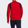 Adidas Colorblock Logo Letter Patch Casual Sports Jacket Men Outerwear Light-Crimson FI4681