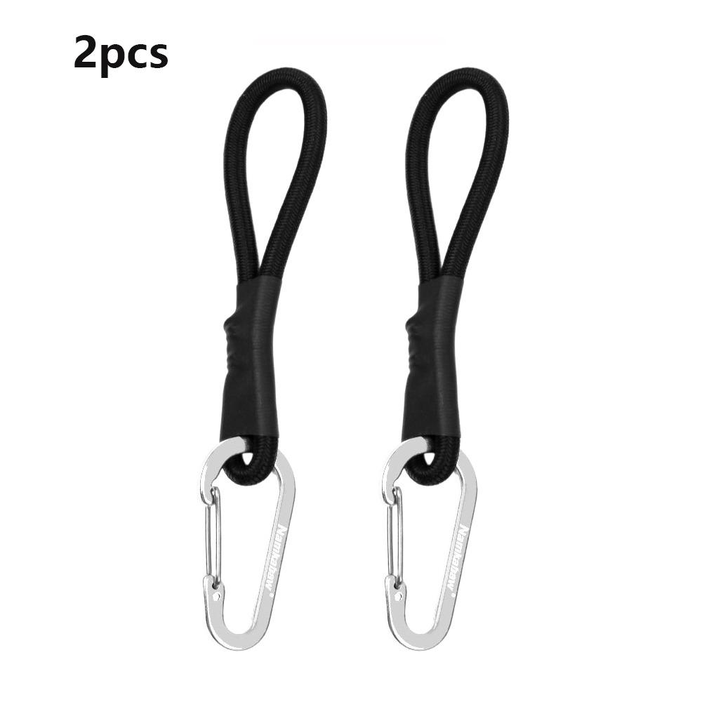 2pcs with Carabiner Elastic Wind Rope Cord Hook Multicolors Outdoor Tool For DIY Accessories
