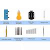 31 шт./набор Нож для открывания часов Съемник задней крышки для замены батареи Установочная отвертка Ремешок для часов Инструменты для ремонта часовщика