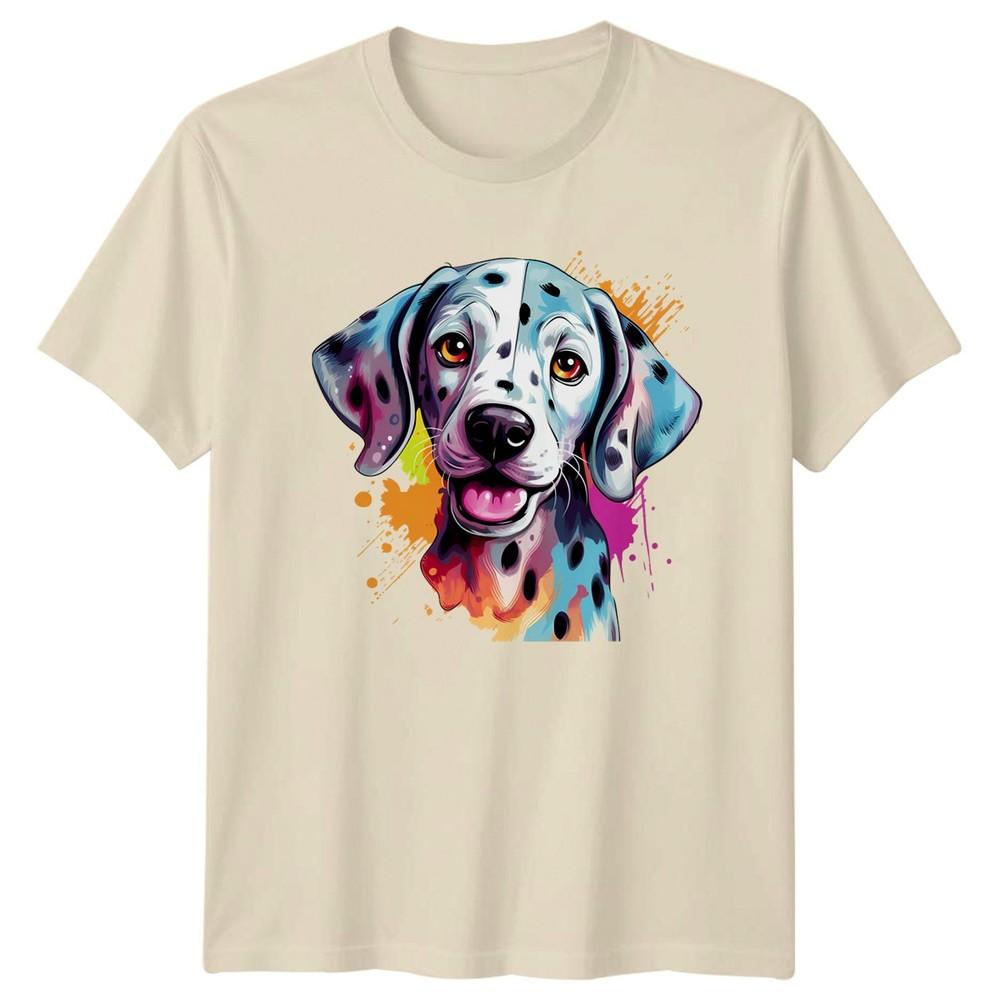 Футболка с далматинцем Любителю животных Портрет собаки Отличный подарок для него и нее
