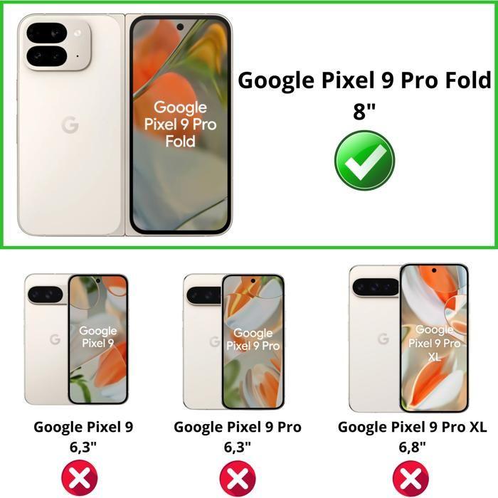 Camera Protection - Phonillico® - Google Pixel 9 Pro Fold - Tempered Glass - Pack of 2 - Scratch Resistant
