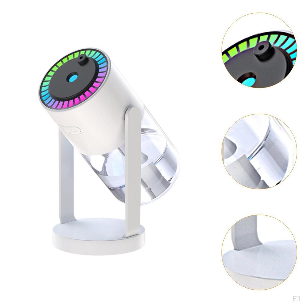 Mini Portable Humidifier with Adjustable Light Settings for Home And Office Use