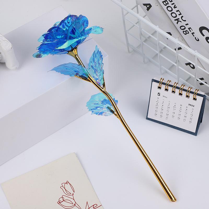 Циси День святого Валентина Разноцветная хрустальная роза