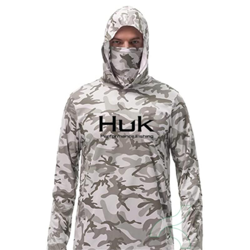 Mens Quick-Dry Fishing Hoodie With Dust-Proof Face Cover UV Protection Lightweight Bamboo Fiber Outdoor Sport Apparel