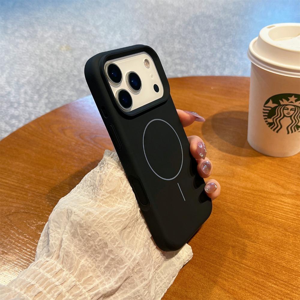 Оригинальный противоударный чехол из жидкого силикона для iPhone 17 Air 17 16 15 14 13 Pro Max 17Pro Для беспроводной зарядки Magsafe Мягкая крышка