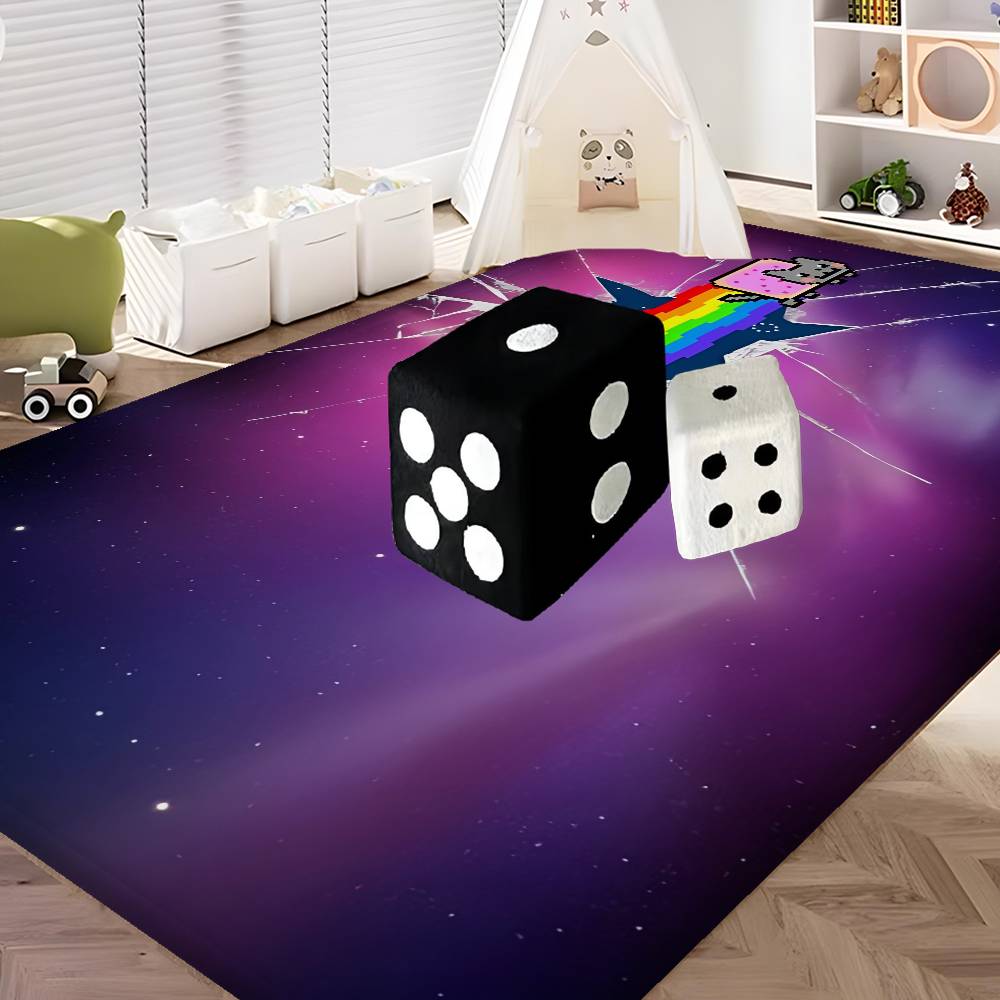 Мультяшные Коты Н-Нян Милый Коврик для Входной Двери Нордический Стиль Спальня Гостиная Коврик для Двери Дом Балкон Противоскользящий Современный Домашний Декор