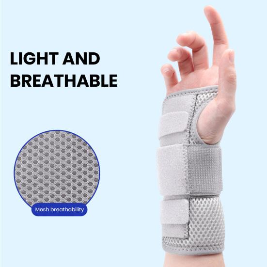 1 пара бандажей для запястья при карпальном туннельном синдроме, поддержка при артрите, тендините, растяжении, фиксатор для руки, защита, дышащая шина-поддержка для травм, упражнений