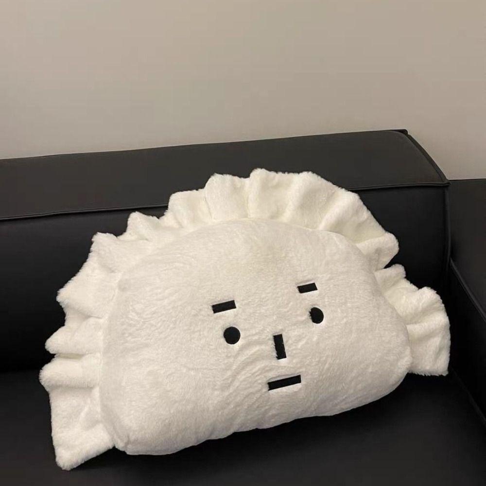 Cartoon Dumpling Expression Plush Cushion Comfortable Stuffed Doll  Children's Birthday Gift