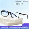Lightweight Square Reader Glasses Women Men Fashion Rectangle Myopia Eyeglasses
