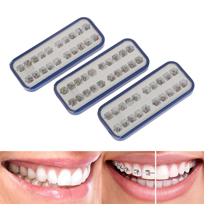 Высококачественные стоматологические брекеты Материал пассивные самолигирующие брекеты Mbt/Roth 022 345 Крючки