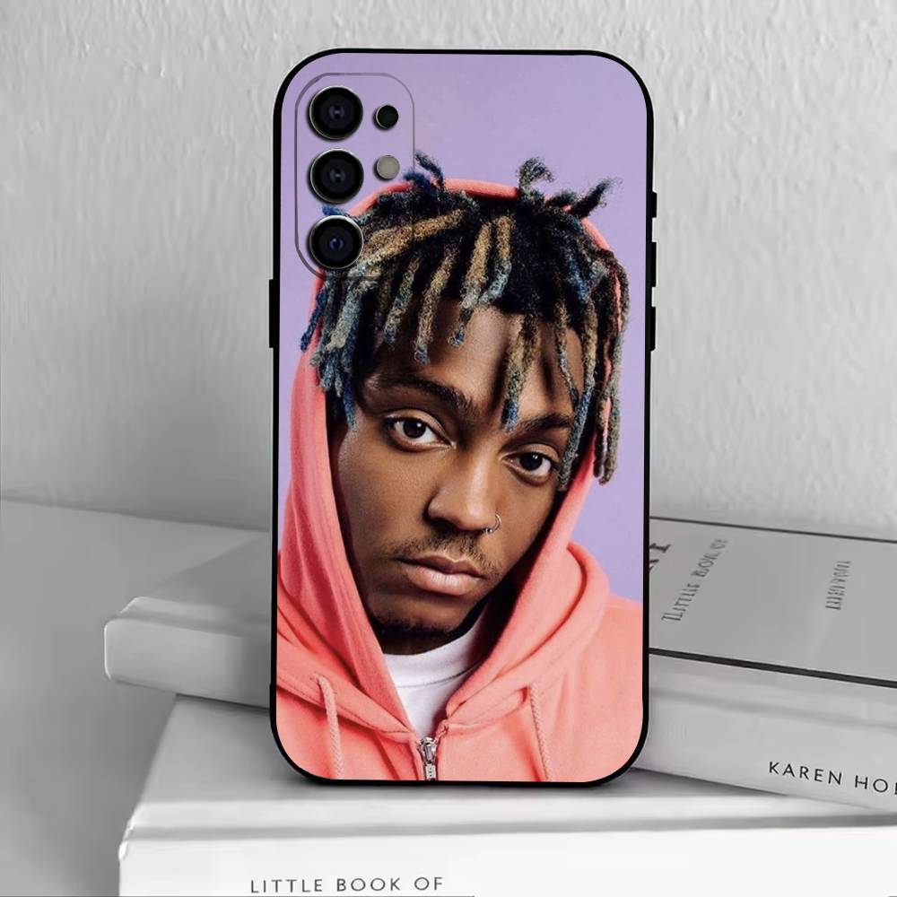 999-Juice WRLD-JW Чехол для телефона Черный Силиконовый Мягкий Для Samsung S25,S24,S21,S22,S23,S30,Ultra,S20,Plus,Fe,Lite
