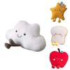 Ultra-soft Crystal Fleece Stuffed Fruit And Bread Plush Toys For Sleeping And Snuggling