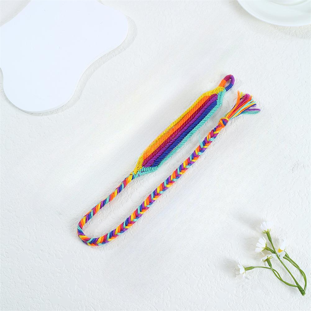 Цветные веревочные браслеты, богемный плетеный браслет для женщин, девочек, мальчиков, дам, пар, дружбы, вечеринок, ювелирные изделия
