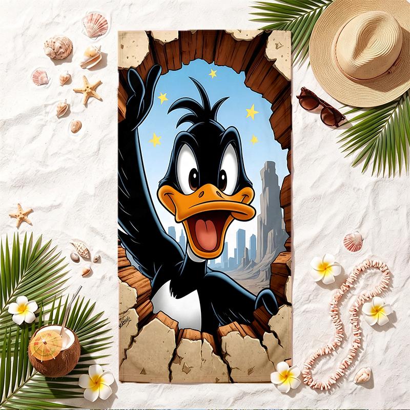 Daffy Duck Soft Beach Towel Stylish Beach Pool Towel for Summer Seaside Vacation Travel