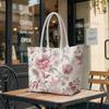 Elegant Floral Tote Bag for Daily Commute Shopping Portable Lightweight Stylish Women Casual Handbag