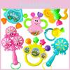 Set Rattle Newborn Baby Early Education Handbell Fancy Musical 7pcs Toys