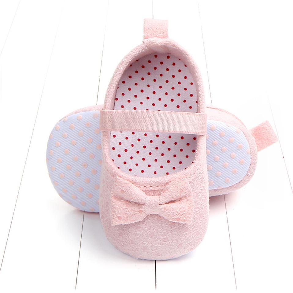 2024 Новорожденные Девочки Малыш Предходунки Прекрасный Бантик Младенец Малыш Принцесса Первые Ходунки Мягкие Подошвы Сандалии