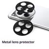 For OnePlus 12 5G Hollow Lens Protector Aluminum Alloy Phone Camera Bezel Cover