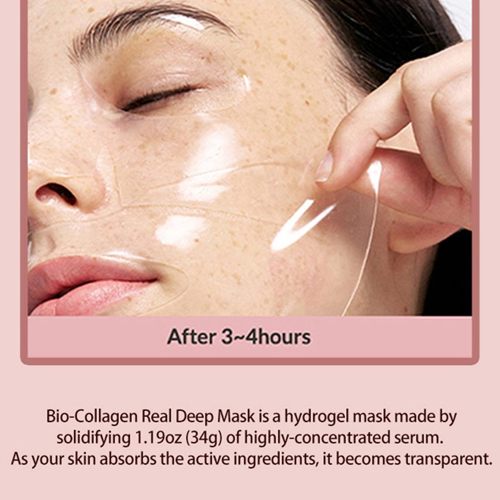 Коллагеновая маска, глубоко увлажняющая маска, ночная увлажняющая маска, фиксирует влагу и увлажняет кожу, 34 мл