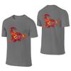 Ifrit Awakeningfinal Fantasy Xvi Retro Hong Kong Style Reversible Tshirt Korean Style Sweet Cool Youthful Feeling Basic Tee