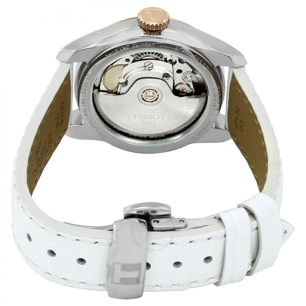 Tissot T Classic Ballade auTomaTic moTher Of Pearl Dial Ladies waTch T108.208.26.117.00