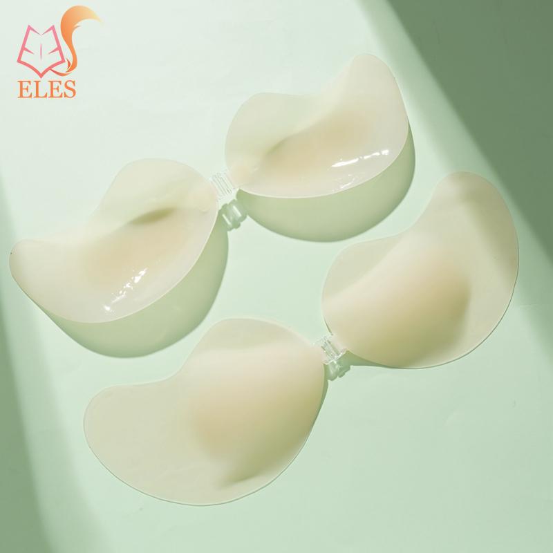 A/B/C/D Cup Invisible Silicone Bra  Lady Nipple Cover Push Up Sexy Strapless Thin Bra Stealth Adhesive Backless Breast Sticker Bras