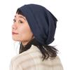 ШЛЯПА CHARM Хлопковая Вафельная с Внешними Швами Стильная и Большого Размера Шапка для Ухода 100% [Один Размер/Темно-Синий]