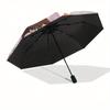 "Sailor Moon Chibi Characters Sticker" Umbrella, Cute Umbrella with Cute Design, Portable 3-Fold Compact Umbrella for Men & Women, Valentine's Day Mot
