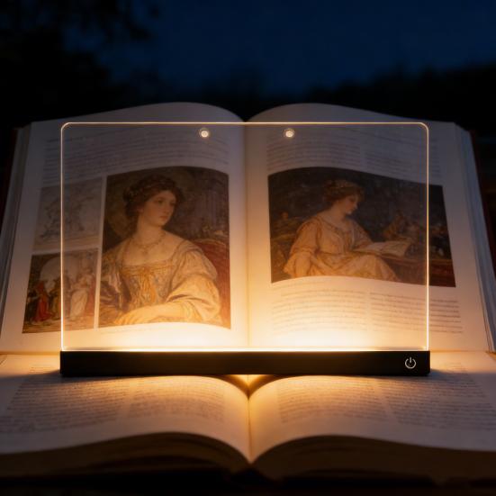 Светодиодный светильник для чтения, бережный для глаз, лампа для книги с 3 цветовыми температурами, перезаряжаемая лампа-клипса для чтения и учебы