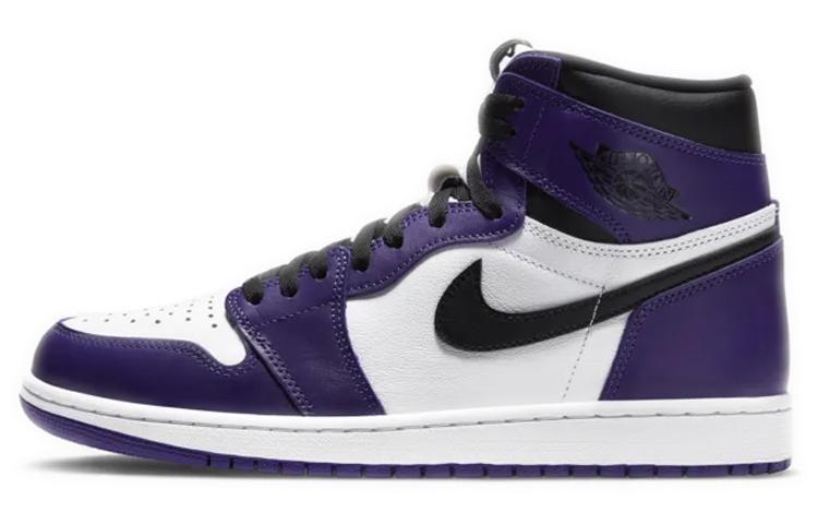 Jordan 1 Ретро Хай Корт Пурпурный Белый 555088-500