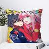 Аниме Darling In The Franxx Наволочка Квадратная Подушка Спальня Диван Досуг Комфорт Подушка Автомобиль Гостиная Домашний Декор