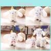 Small Soft Plush Dog Doll With Keyring For Bag Accessory And Home Decor