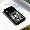 Skull M-Misfits Rock Cool Phone Case Silicone Black Soft For iPhone 17,16,15,14,13,12,11,Pro,Max,Plus,E,SE4,Air,Mini