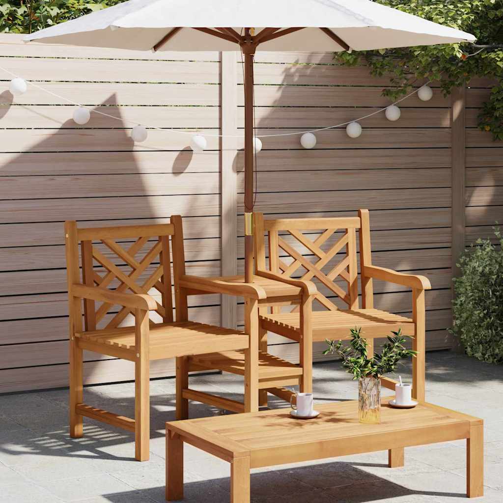 Garden Garden Chairs 152 x 63 x 89 cm Solid Teak Wood
