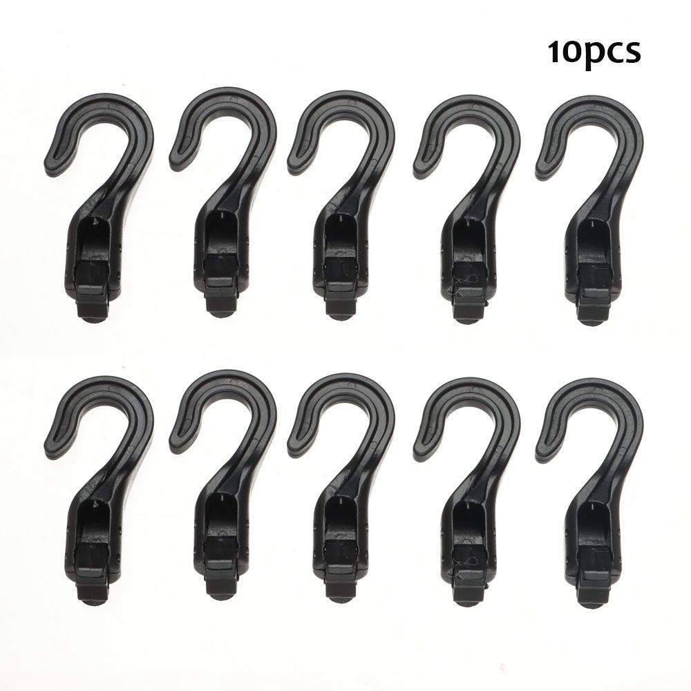 Open End Cord Outdoor Tool Snap Buckles Camping Tent Hook Elastic Ropes Buckles Straps Hooks