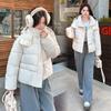 Small Down Cotton-padded Women's Short Loose Fashion Thickened Jacket Hooded Cotton-padded Jacket