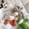 Sleeping Crib Elephant Panda Plush Rabbit Duck Long Legs Frog Doll  For Infants