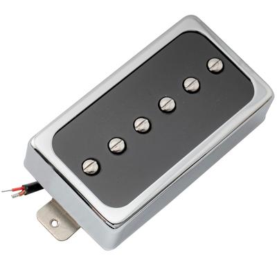 Artec SHA66C Alnico 5 Splendor Звукосниматель Humbucker-Size P-90 Бриджевый PU для Электрогитар Les Paul, Хром/Черный