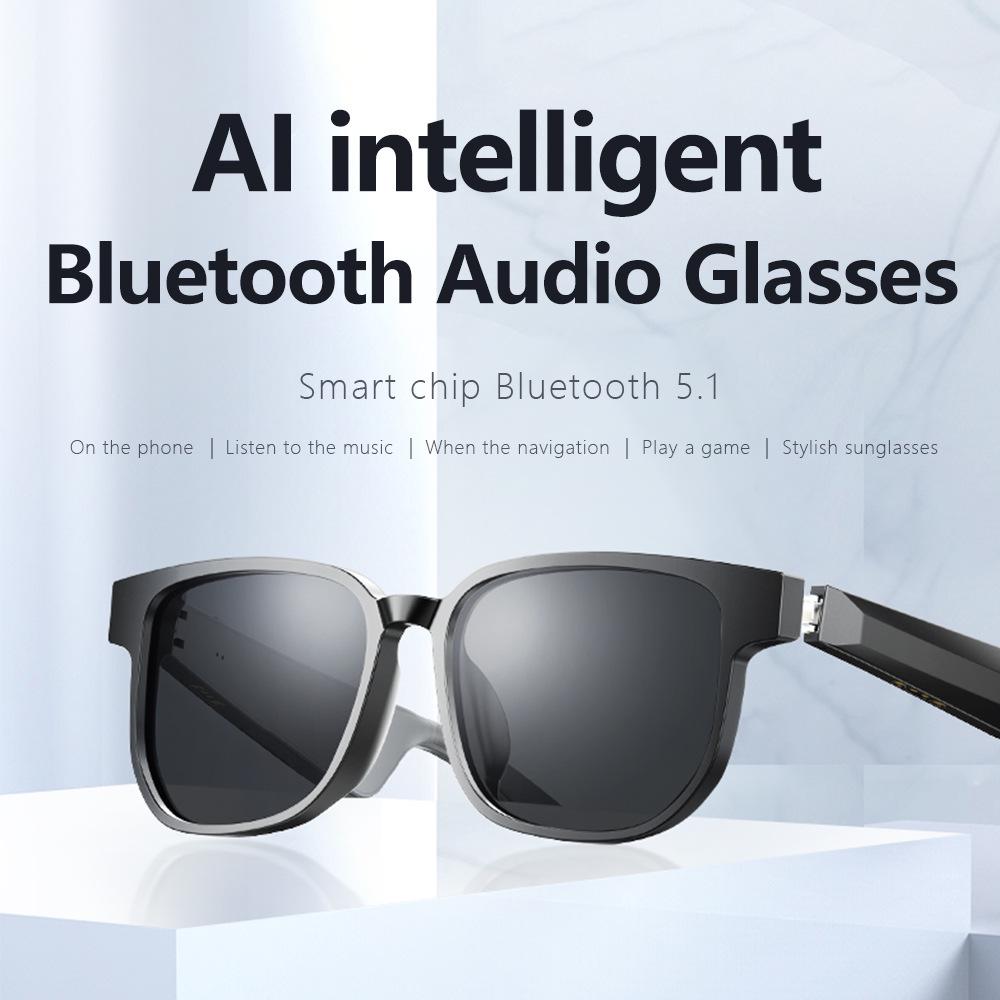 Smart Bluetooth AI Sunglasses: UV Protection, Music, Calls, Driving, Cycling