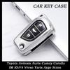 New 3 Buttons TPU Flip Key Case Cover for Toyota Avensis Auris Camry Corolla IM RAV4 Verso Yaris Aygo Scion Protector Shell