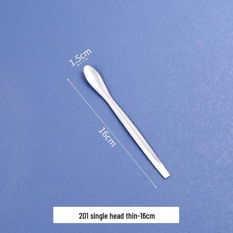 Медицинская ложка из нержавеющей стали для упаковки косметики — вариант с одной или двумя головками