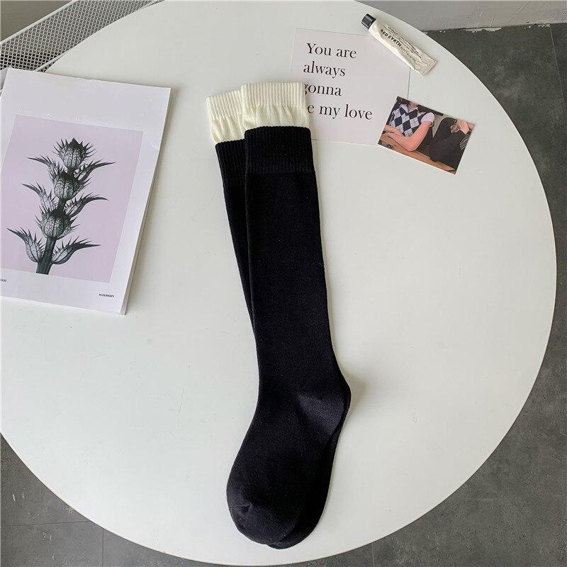Plaid Girls Women Stockings Long Socks Autumn Winter Warm Thigh High Socks Japan Style Students Over Knee Socks Stocking Leg Sox