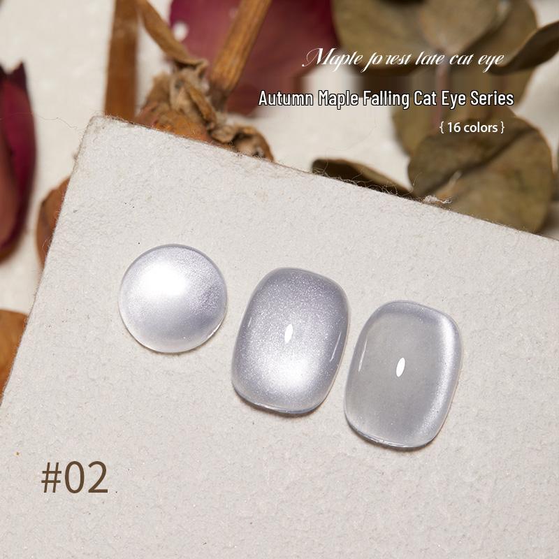 Гель-лак Baoshiman Кленовый Лес Кошачий Глаз - 2025 Блестящие Стеклянные Бусины Шелковый Нейл-арт