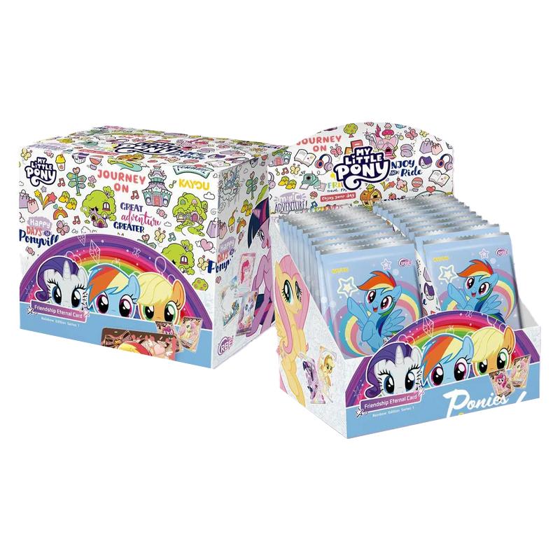 English Version Genuine My Little Pony Card Friendship Moon Edition Crystal Forest Series Anime Collection Card Gifts