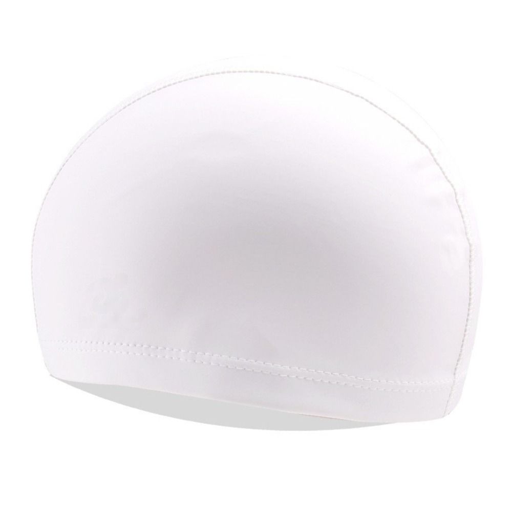 Водонепроницаемая шапочка для плавания в бассейне, шапочка для плавания из искусственной кожи с длинными волосами, шапочка для плавания из искусственной ткани, унисекс