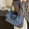 Denim Bag Large Capacity Chain Shoulder Bag Women's Commuter Tote Bag